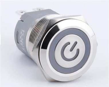 22mm On And Off Switch Brass Stainless Steel Push Button