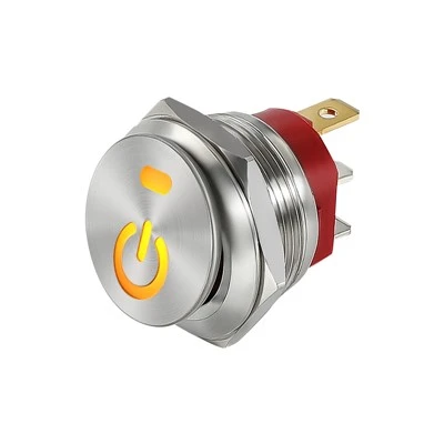 Metal Round Rocker Switch